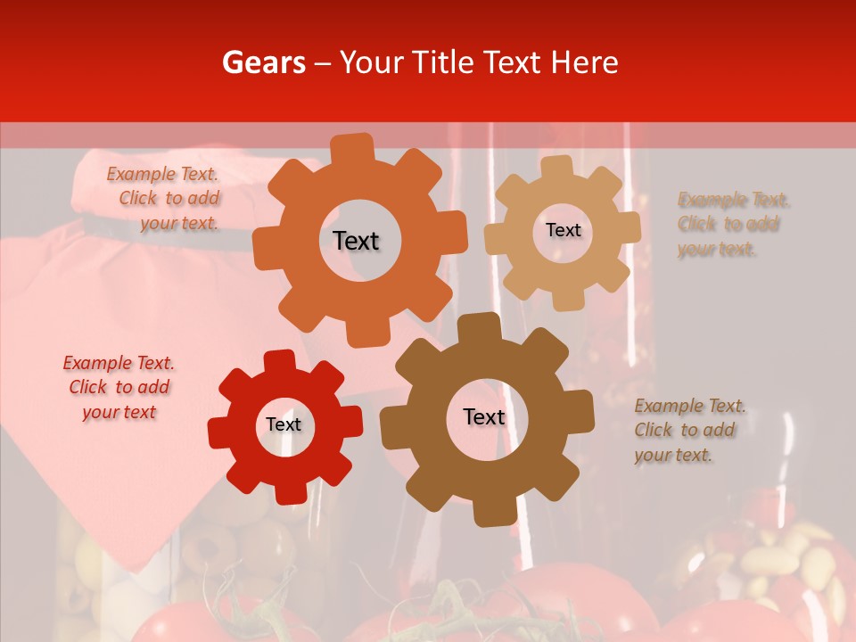 Profit Eat Tablecloth PowerPoint Template