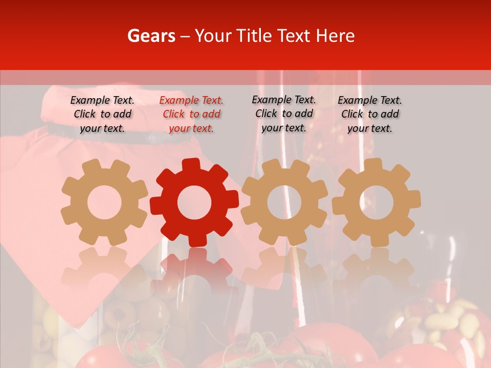 Profit Eat Tablecloth PowerPoint Template