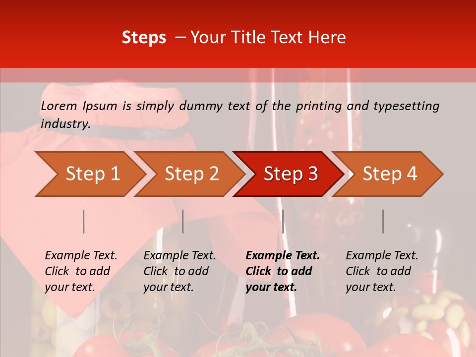 Profit Eat Tablecloth PowerPoint Template