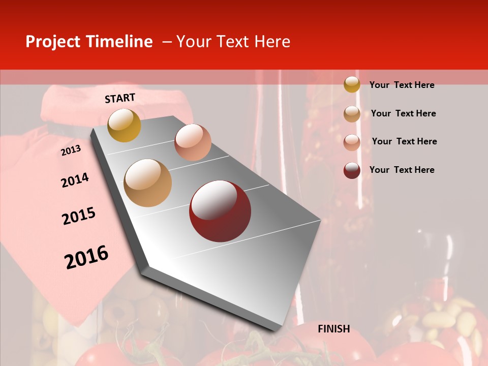 Profit Eat Tablecloth PowerPoint Template