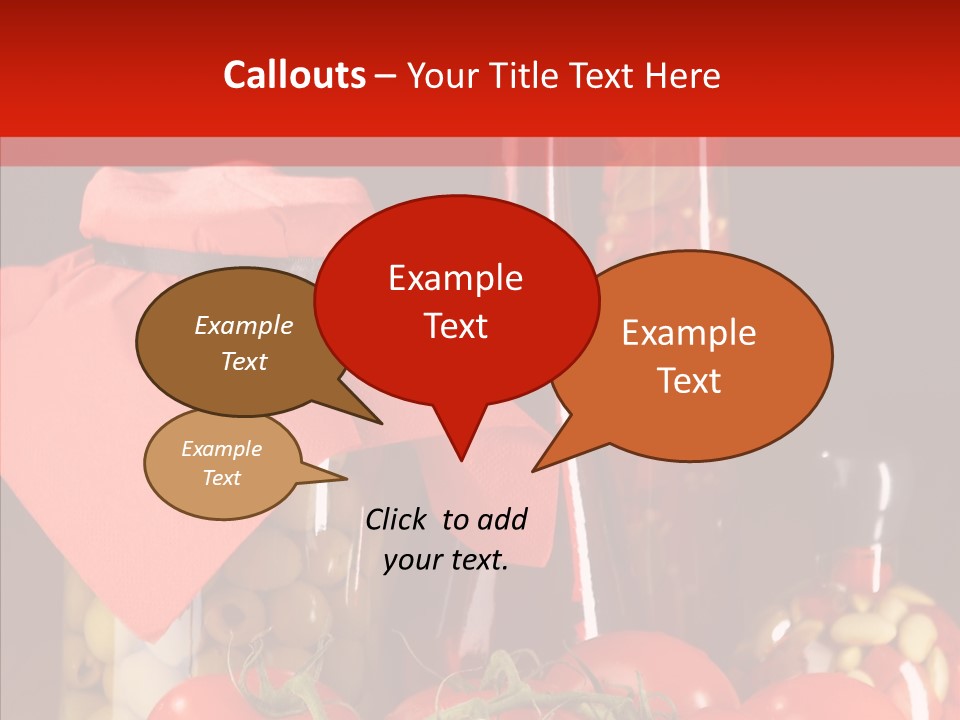 Profit Eat Tablecloth PowerPoint Template