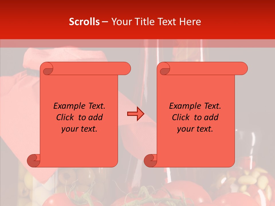 Profit Eat Tablecloth PowerPoint Template