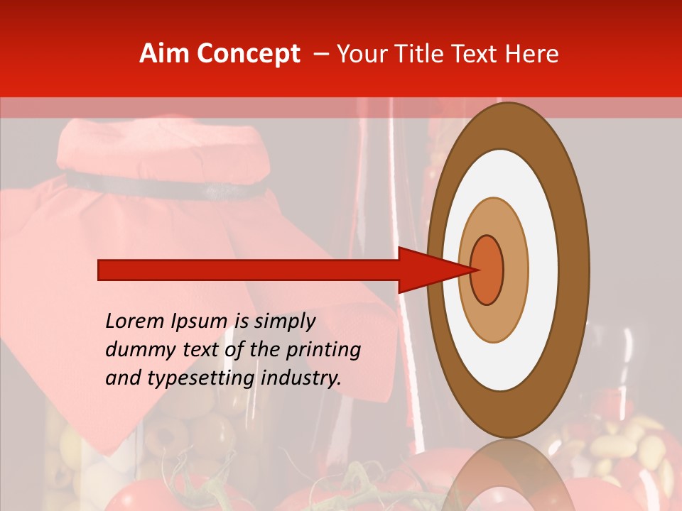 Profit Eat Tablecloth PowerPoint Template