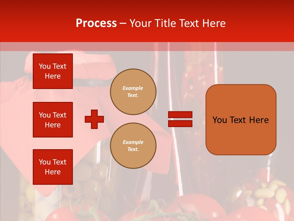 Profit Eat Tablecloth PowerPoint Template