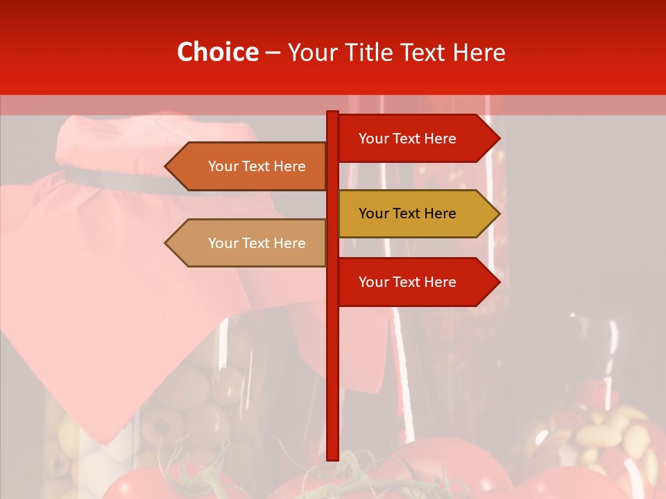 Profit Eat Tablecloth PowerPoint Template