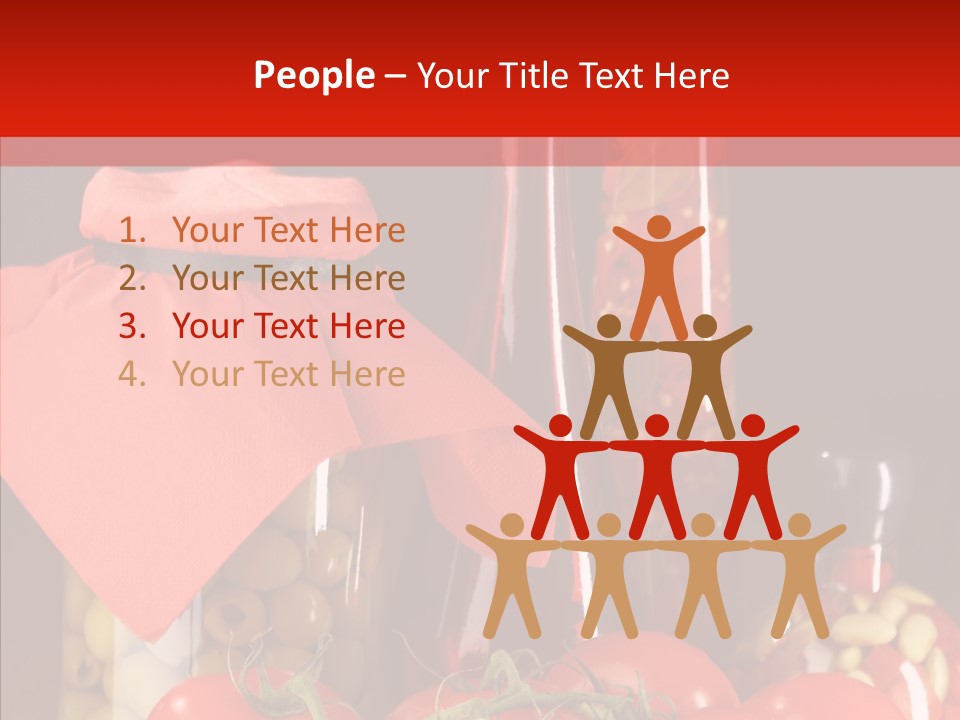 Profit Eat Tablecloth PowerPoint Template