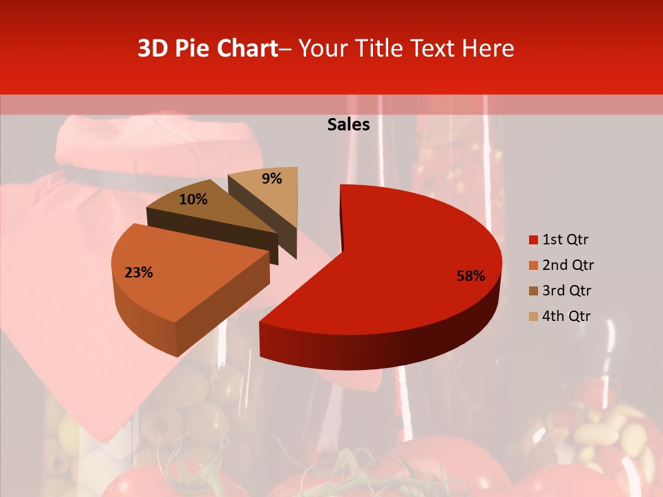 Profit Eat Tablecloth PowerPoint Template