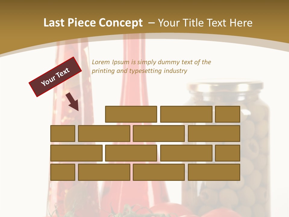 Tablecloth Object Napkin PowerPoint Template