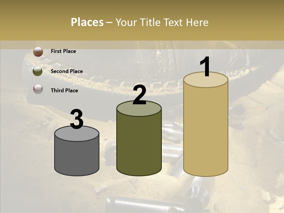 Rounds East Armed PowerPoint Template