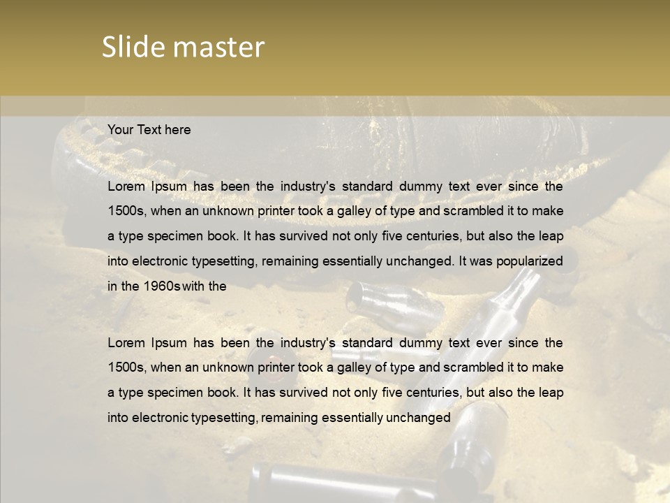 Rounds East Armed PowerPoint Template