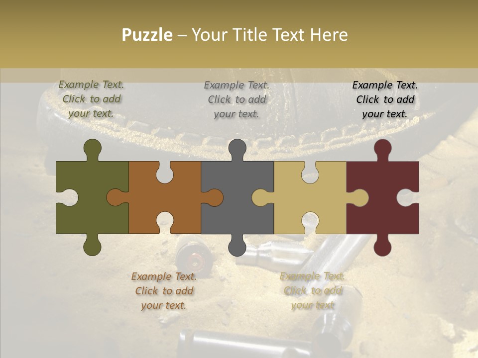 Rounds East Armed PowerPoint Template