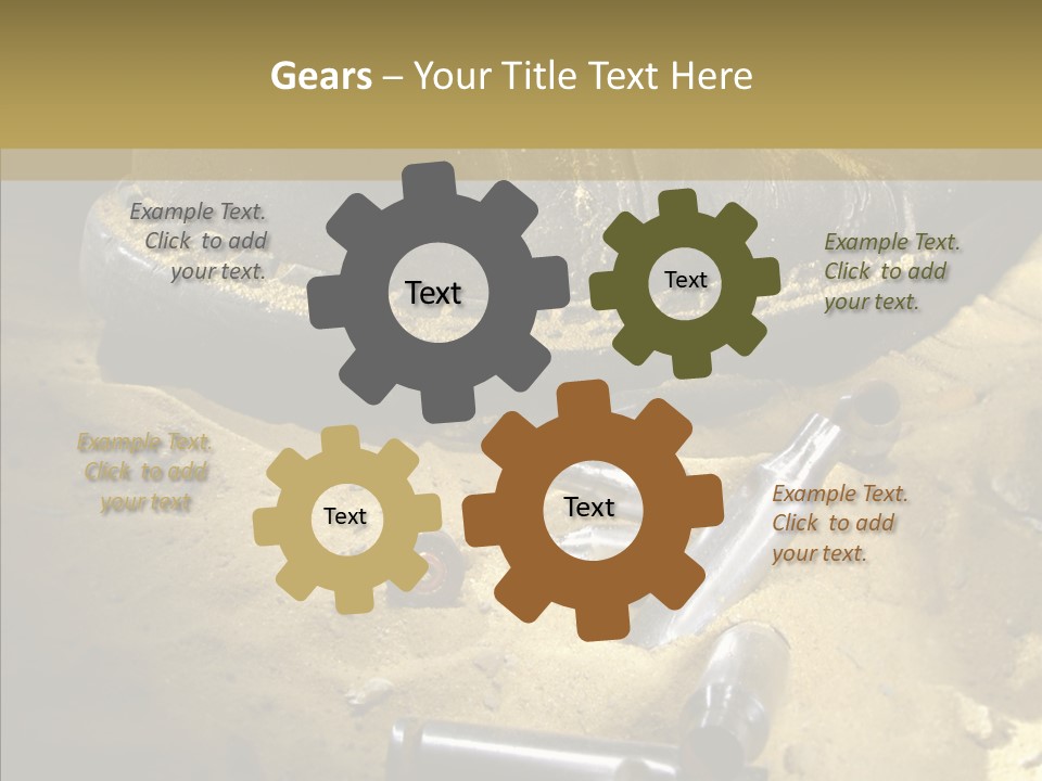 Rounds East Armed PowerPoint Template