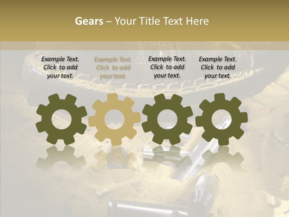 Rounds East Armed PowerPoint Template