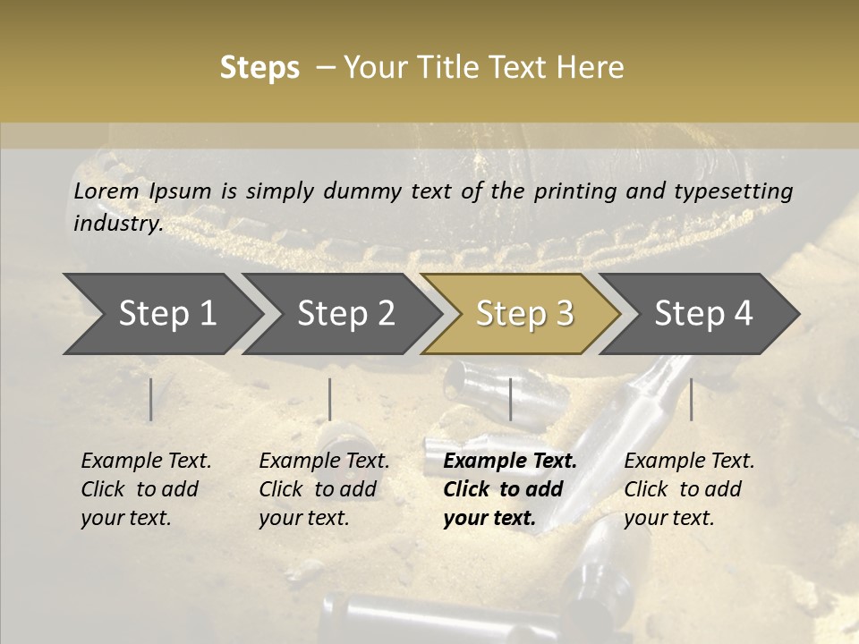 Rounds East Armed PowerPoint Template