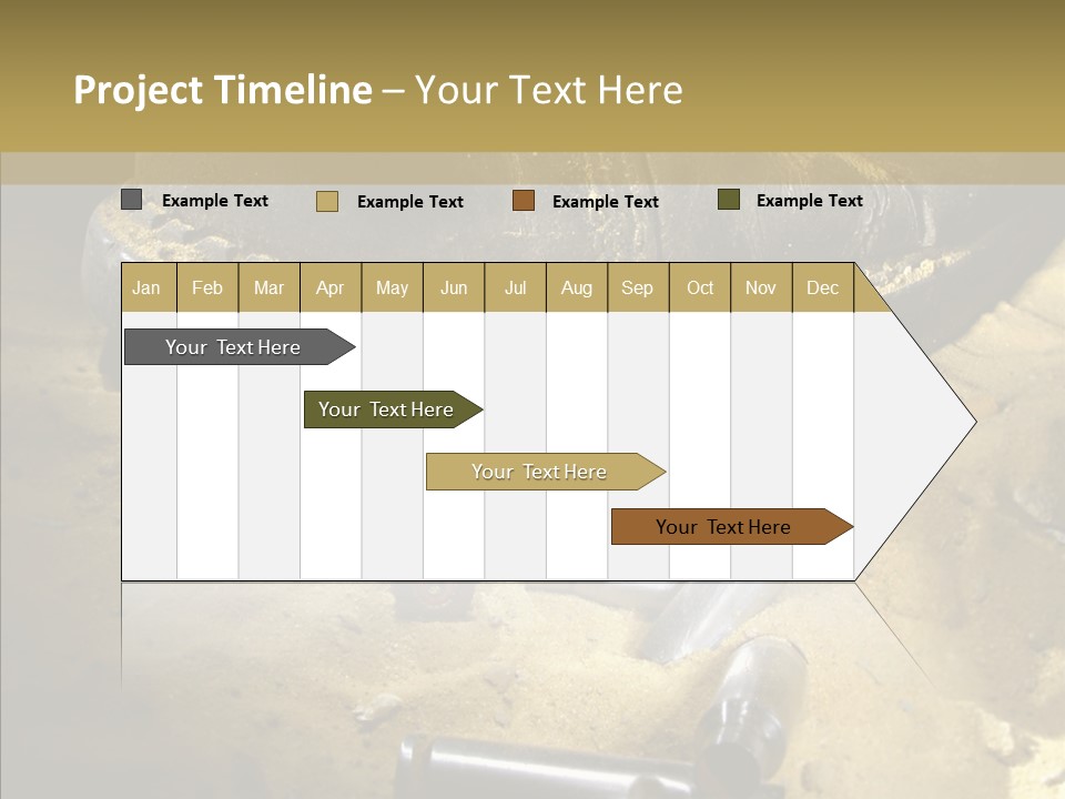 Rounds East Armed PowerPoint Template