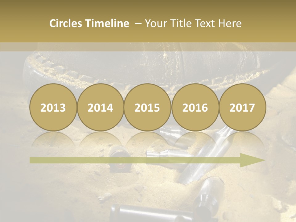 Rounds East Armed PowerPoint Template