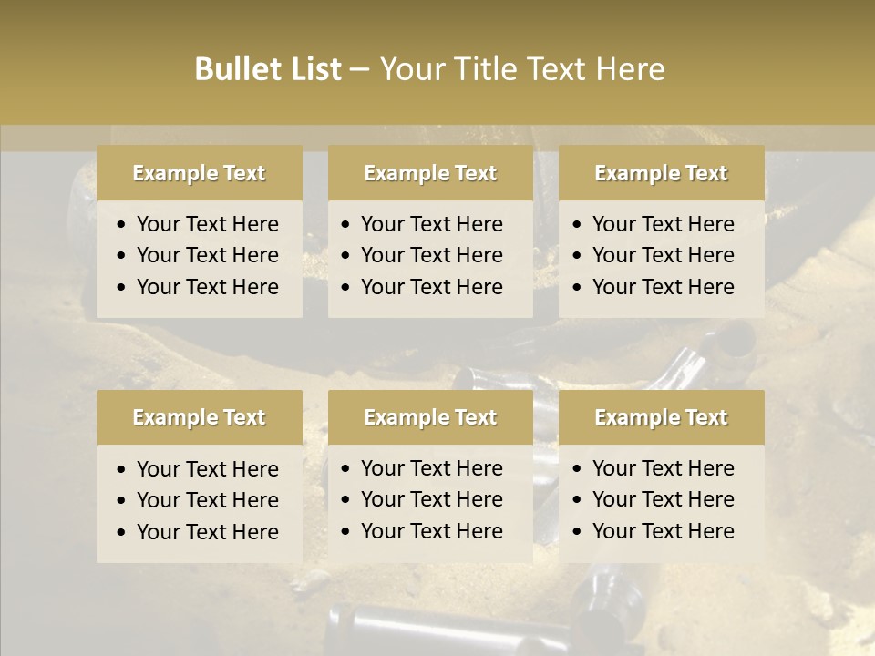 Rounds East Armed PowerPoint Template