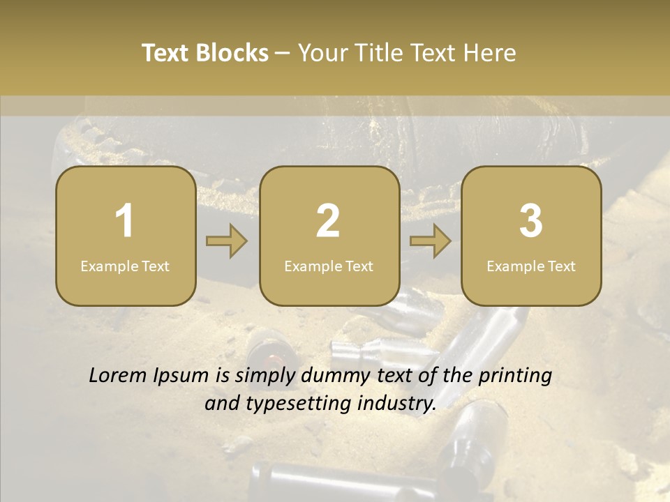 Rounds East Armed PowerPoint Template