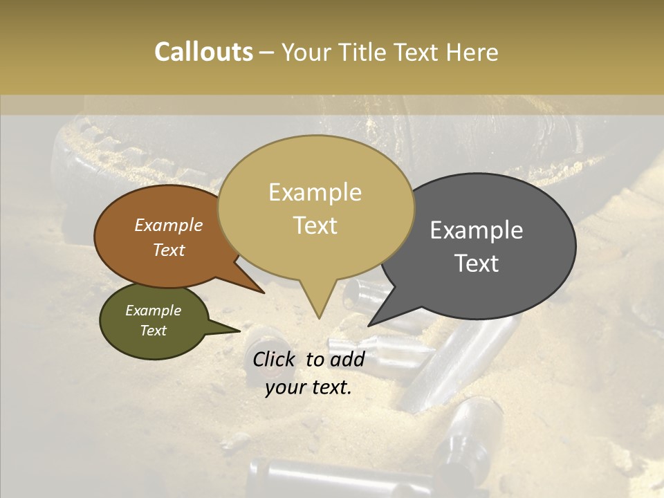 Rounds East Armed PowerPoint Template