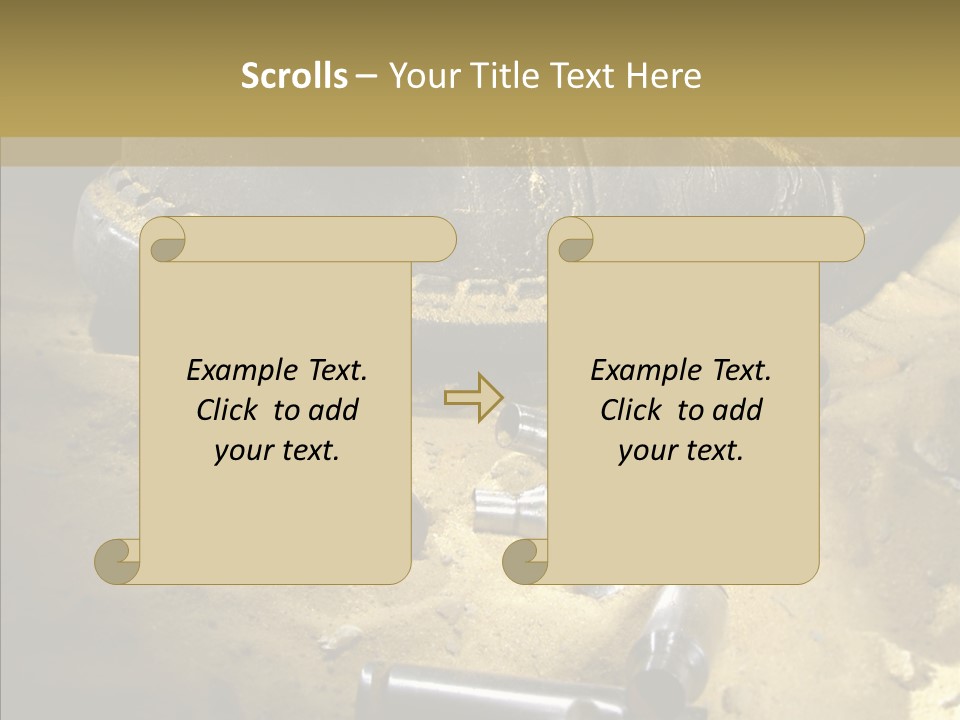 Rounds East Armed PowerPoint Template