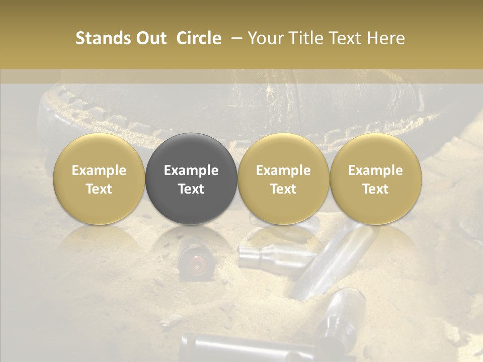 Rounds East Armed PowerPoint Template