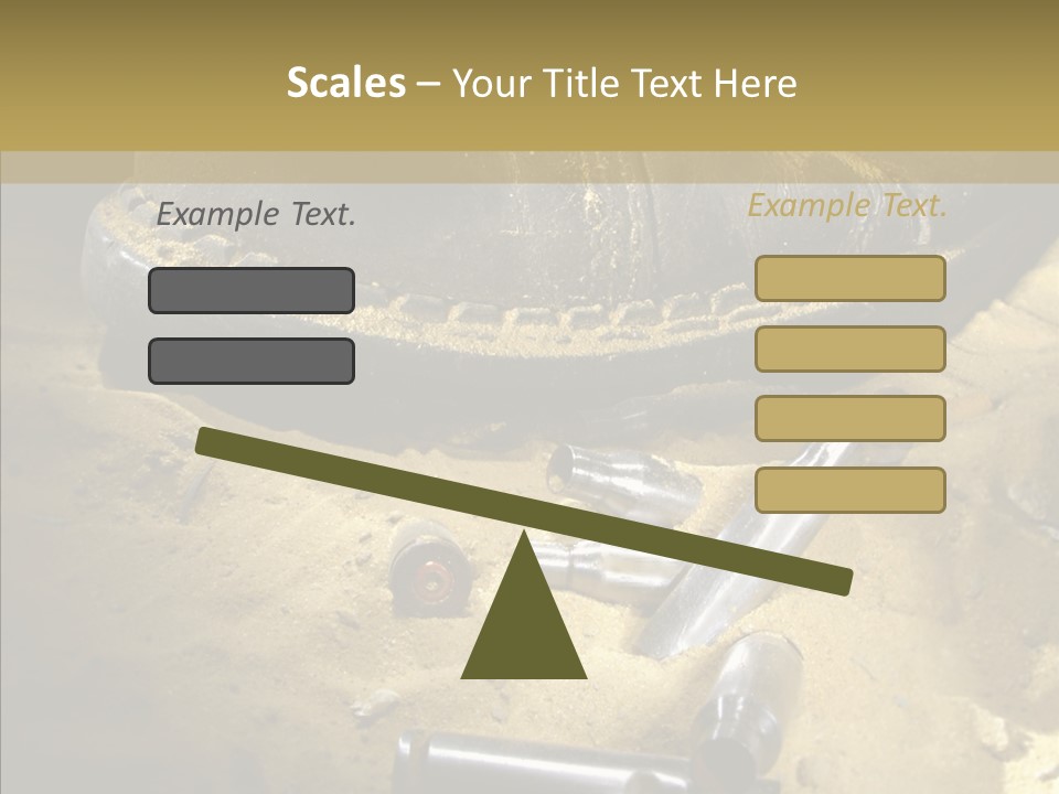 Rounds East Armed PowerPoint Template