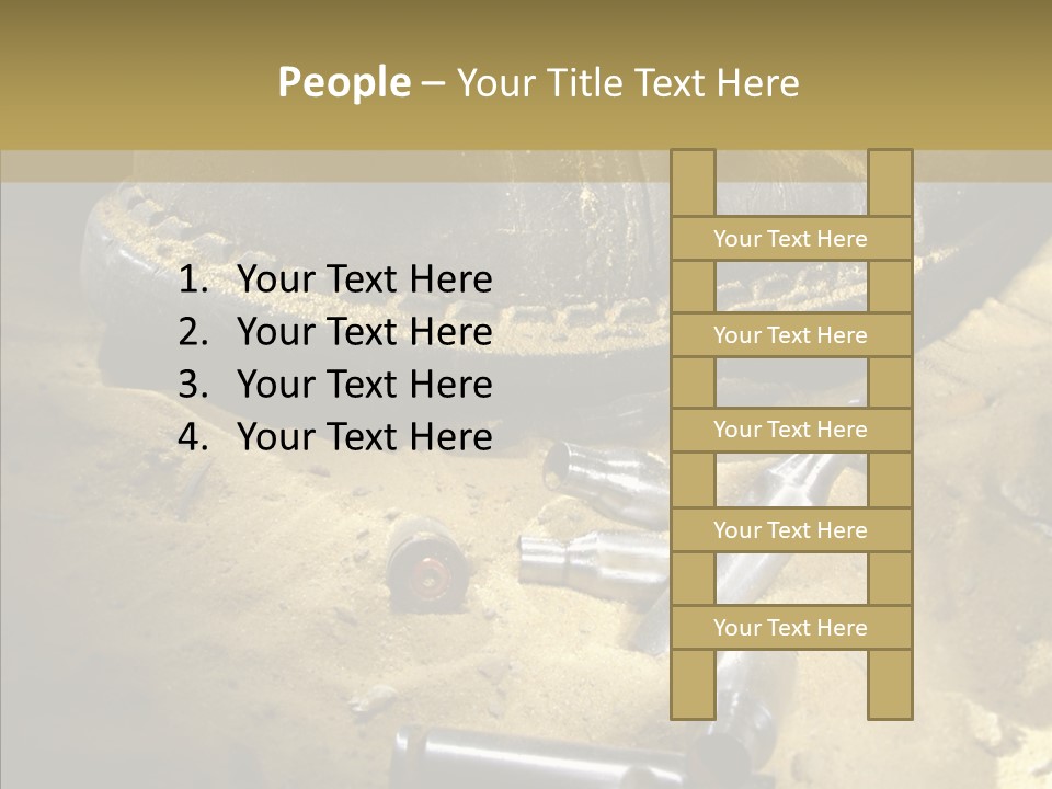 Rounds East Armed PowerPoint Template