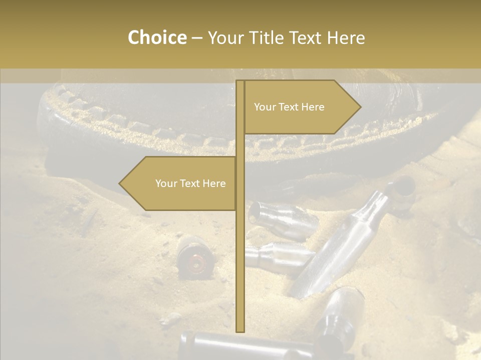 Rounds East Armed PowerPoint Template