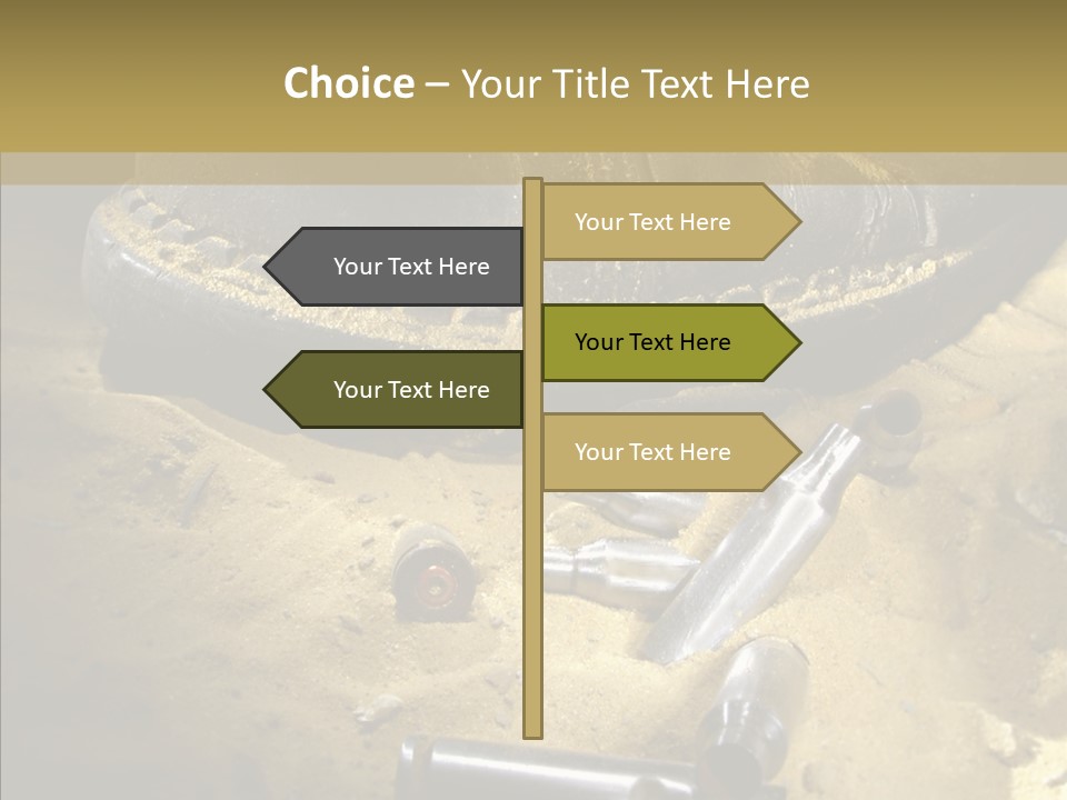 Rounds East Armed PowerPoint Template