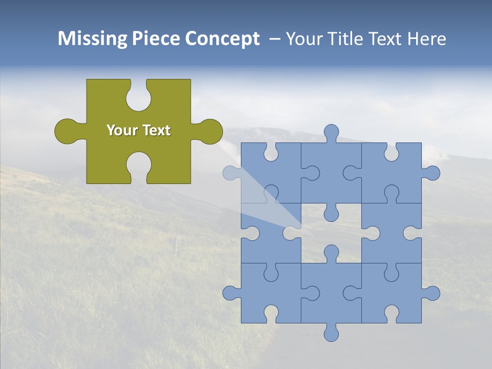 Cloud Pretty Green PowerPoint Template