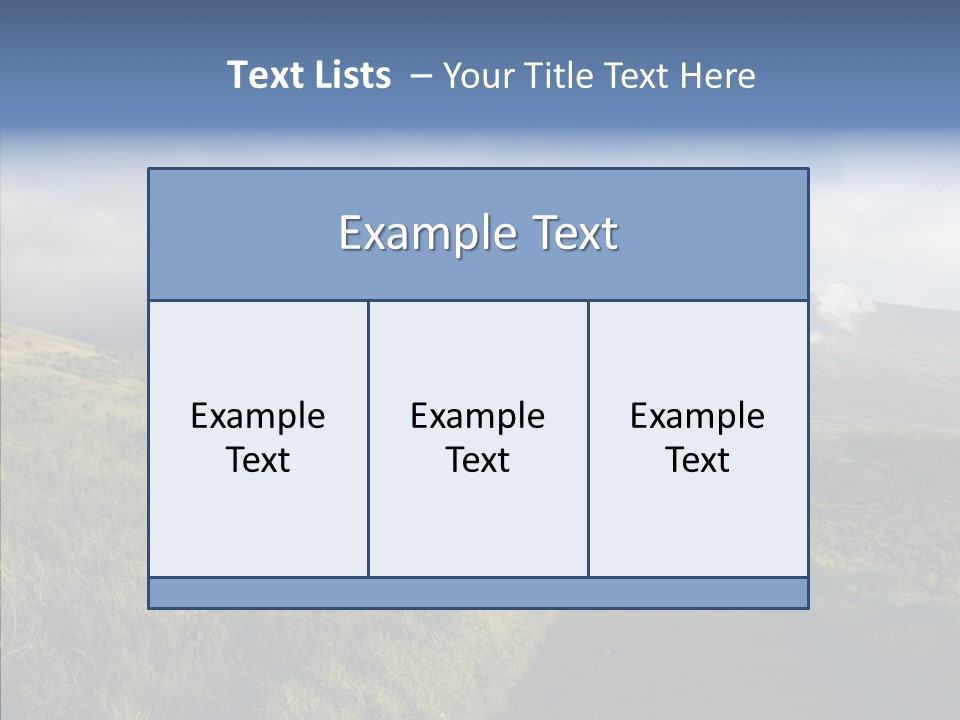 Cloud Pretty Green PowerPoint Template