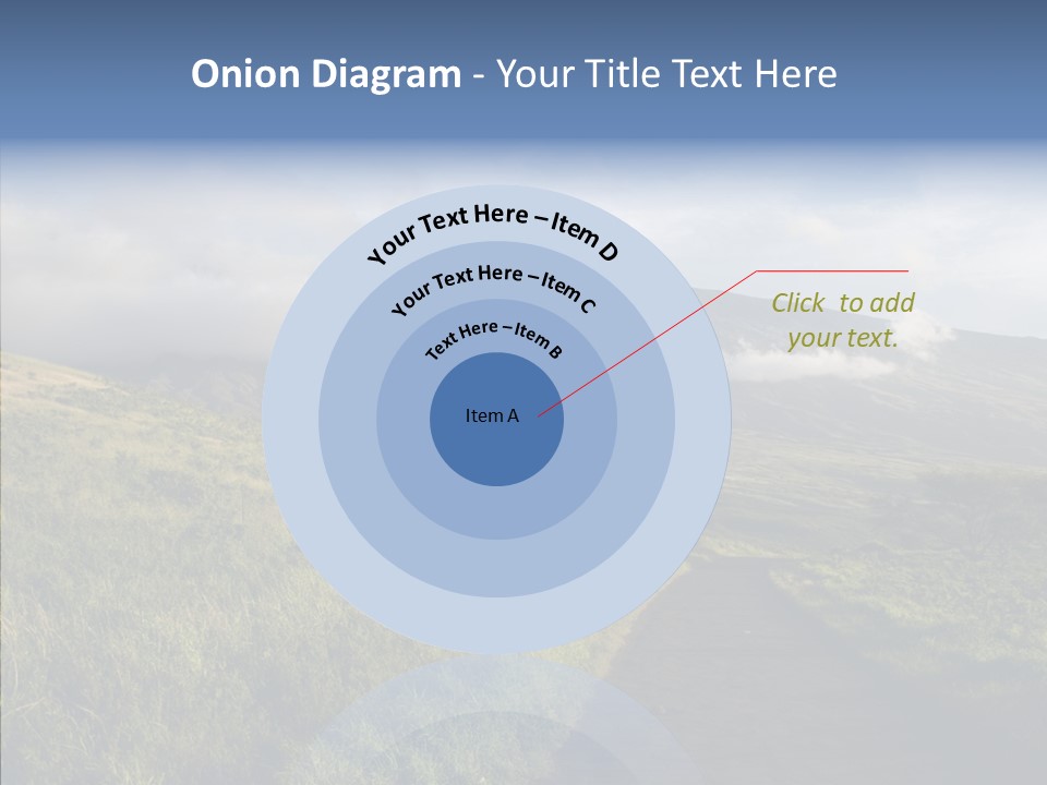 Cloud Pretty Green PowerPoint Template