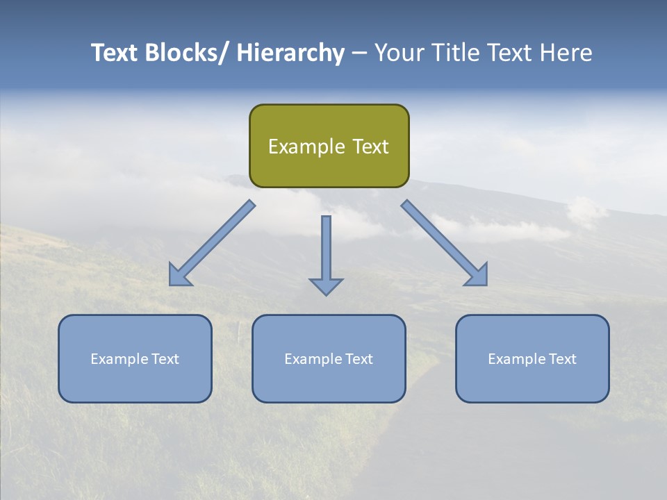 Cloud Pretty Green PowerPoint Template