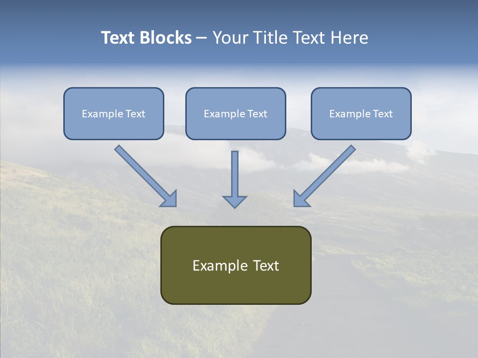 Cloud Pretty Green PowerPoint Template
