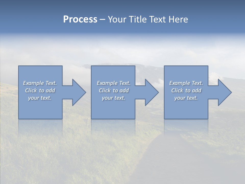 Cloud Pretty Green PowerPoint Template