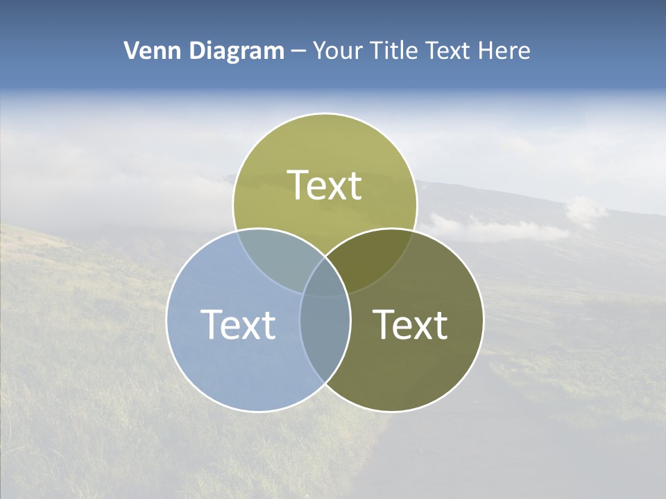 Cloud Pretty Green PowerPoint Template