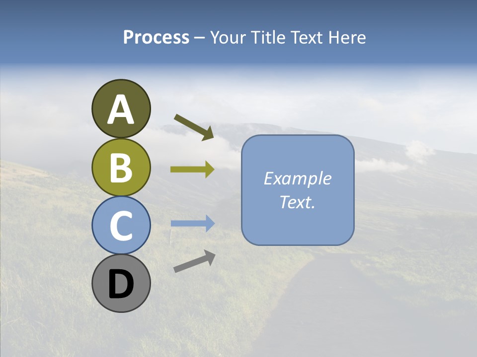 Cloud Pretty Green PowerPoint Template