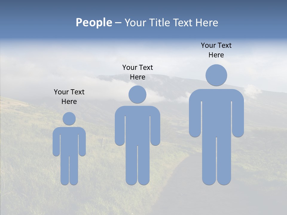 Cloud Pretty Green PowerPoint Template