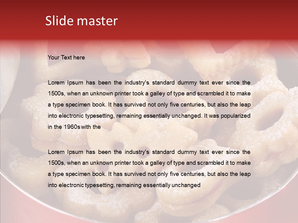 Snack Decoration Dessert PowerPoint Template