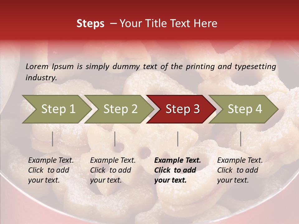 Snack Decoration Dessert PowerPoint Template
