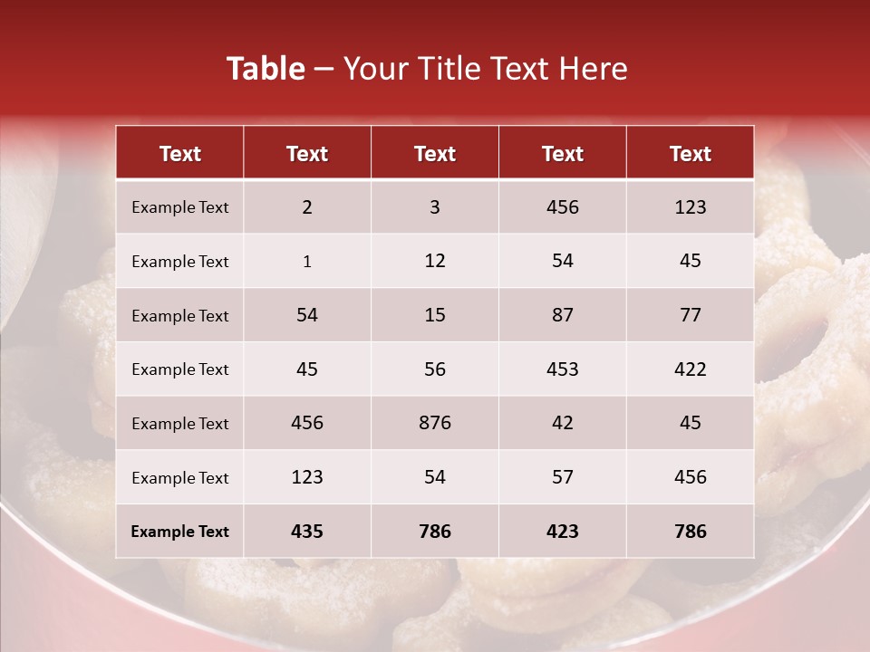 Snack Decoration Dessert PowerPoint Template