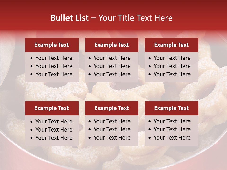 Snack Decoration Dessert PowerPoint Template