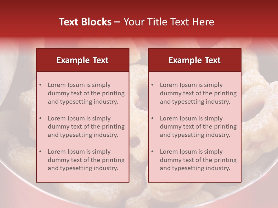 Snack Decoration Dessert PowerPoint Template