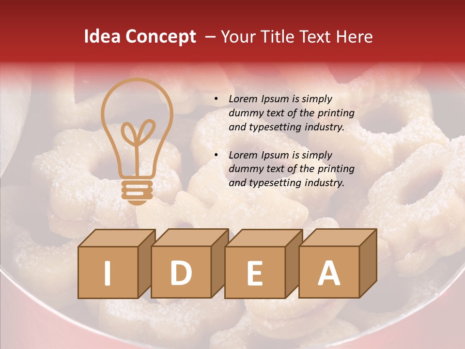 Snack Decoration Dessert PowerPoint Template