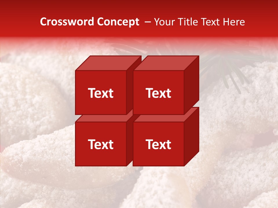 White X Mas Holidays PowerPoint Template