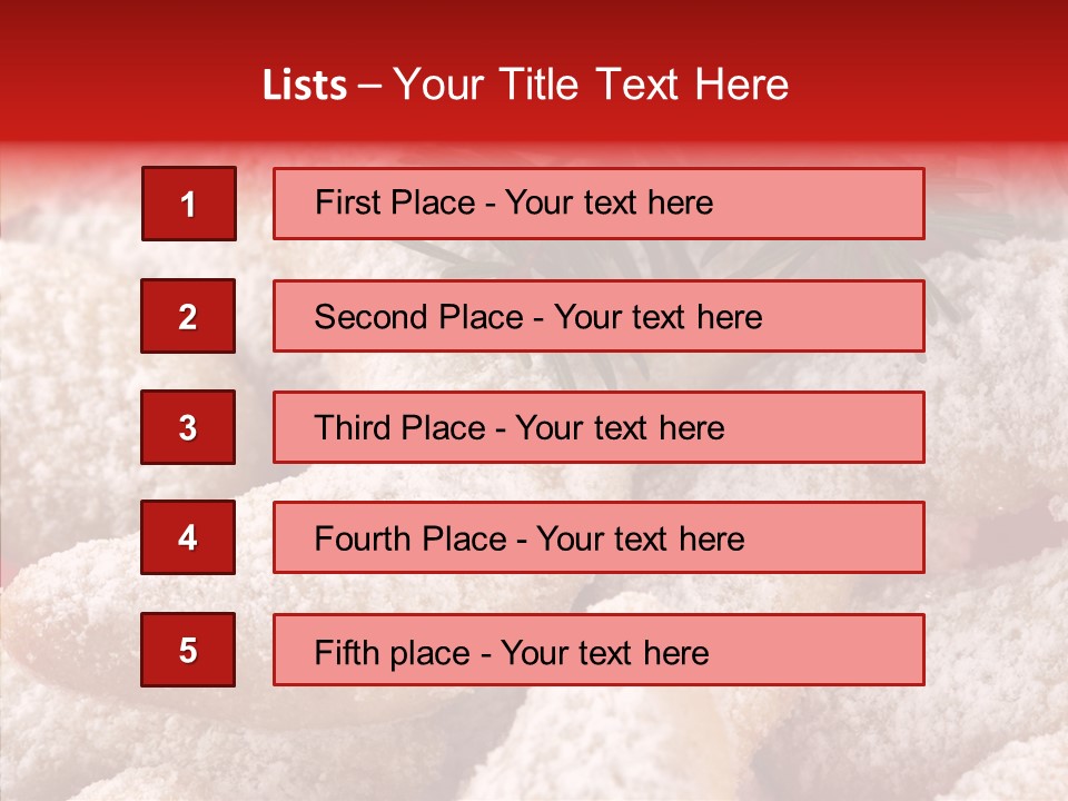 White X Mas Holidays PowerPoint Template