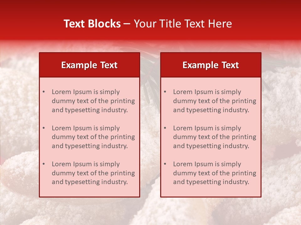 White X Mas Holidays PowerPoint Template