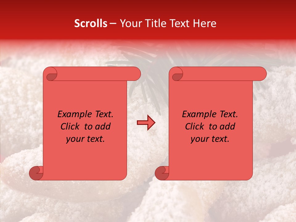 White X Mas Holidays PowerPoint Template