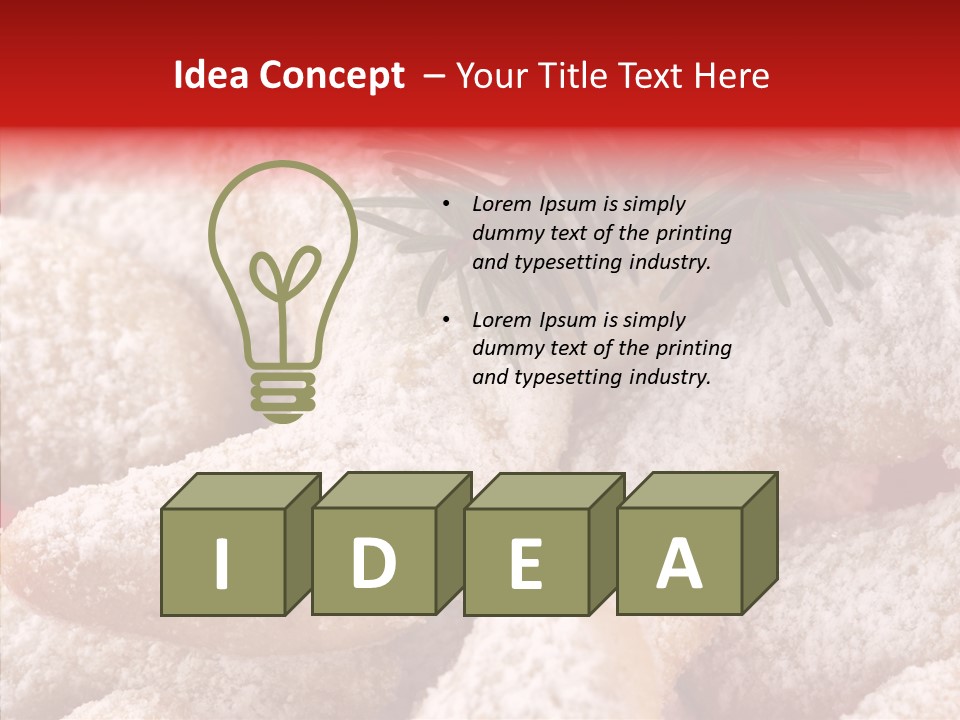 White X Mas Holidays PowerPoint Template