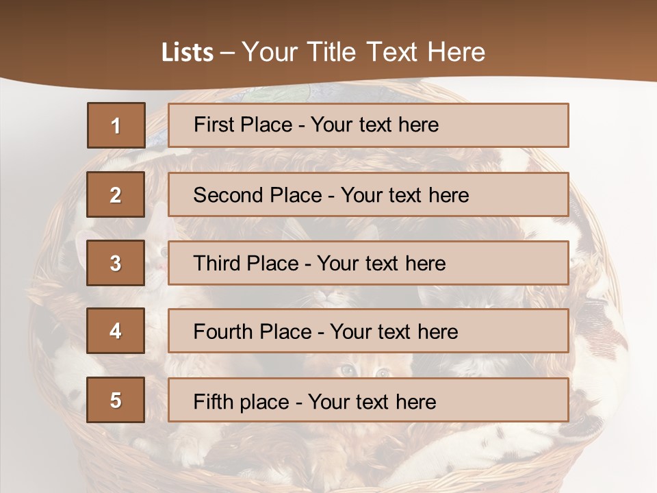 Whisker Breed Cat PowerPoint Template